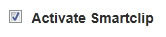 activate smartclip