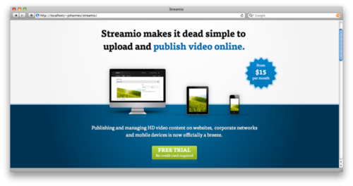 streamio publish video