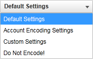 video enkodering preferences