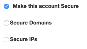 secure streaming video to specific ip or domain