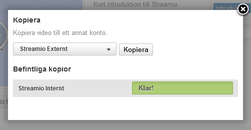 kopiera video mellan konton