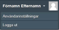 användarinställningar