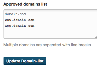 secure video stremaing with domain restriction