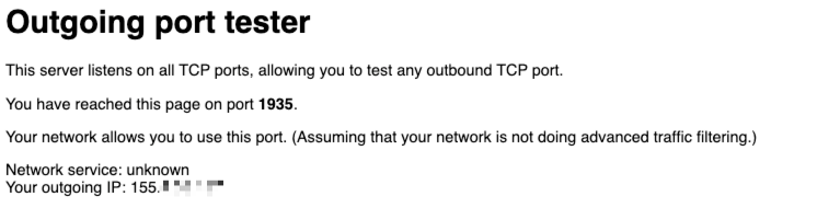 livestream testing networks