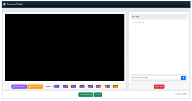 Streamio studio